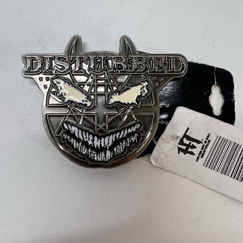 2009 hot topic disturbed belt bucke